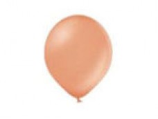 Baloni 13cm, pērļu, zelta, rozā BELBAL, 100 gab.