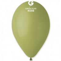 Baloni zaļi, olīvu, GEMAR, 33cm