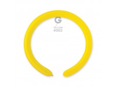 Baloni figūru veidošanai GEMAR D4 - dzelteni, citrona, 100 gab.