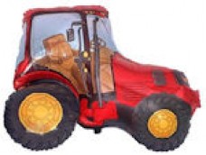 Folijas balons  Transportlīdzeklis - Traktors, sarkans, 60cm, Flexmetal