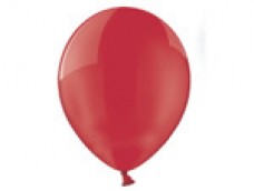 Baloni caurspīdīgi, sarkani, BELBAL, 29cm
