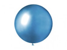 Baloni metāliski, hroma, zili, GEMAR, 48cm