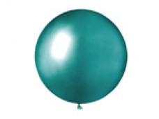 Baloni metāliski, hroma, zaļi, mint, GEMAR, 48cm
